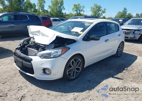 2016 Kia Forte Sx из США, поврежденный, VIN KNAFZ5A30G5499298
